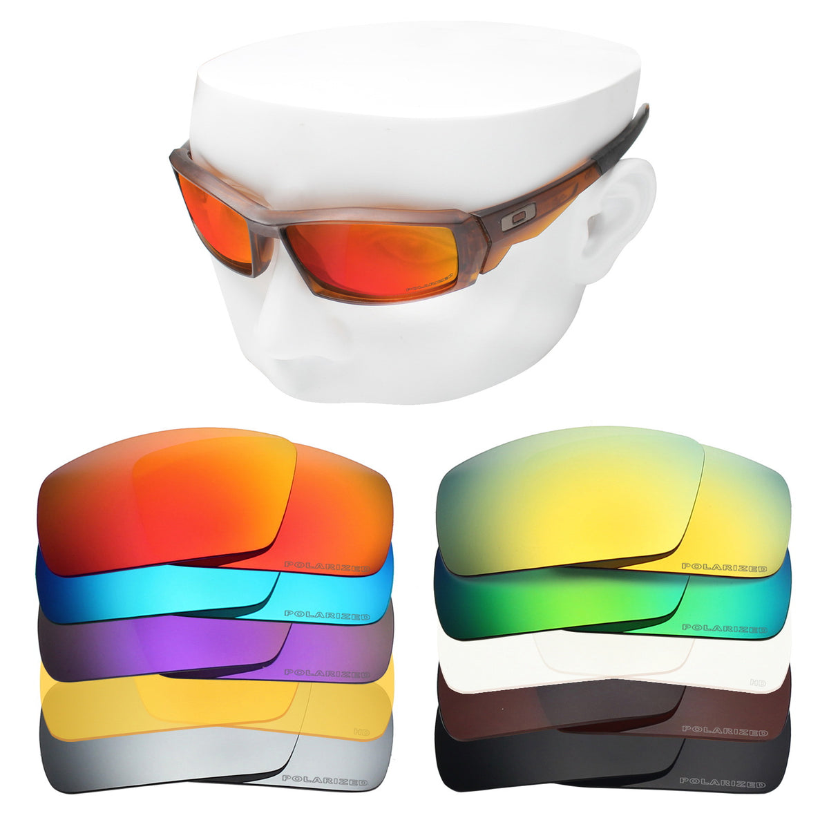 OOWLIT Replacement Lenses for Oakley Canteen 2006 Sunglass