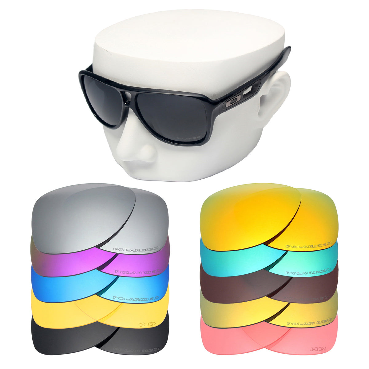 OOWLIT Premium Polarized Replacement Lenses for Oakley 2 Sunglasses | Iridium Coat Mirrored Lens Technologies | 50+ Lens Colors – OOWLIT OPTICS