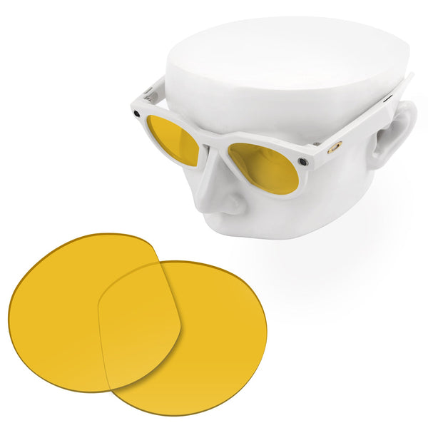 OOWLIT Replacement Lenses for Oakley Meta HSTN OW8002 Sunglass