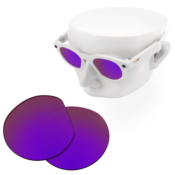 OOWLIT Replacement Lenses for Oakley Meta HSTN OW8002 Sunglass