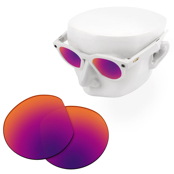 OOWLIT Replacement Lenses for Oakley Meta HSTN OW8002 Sunglass
