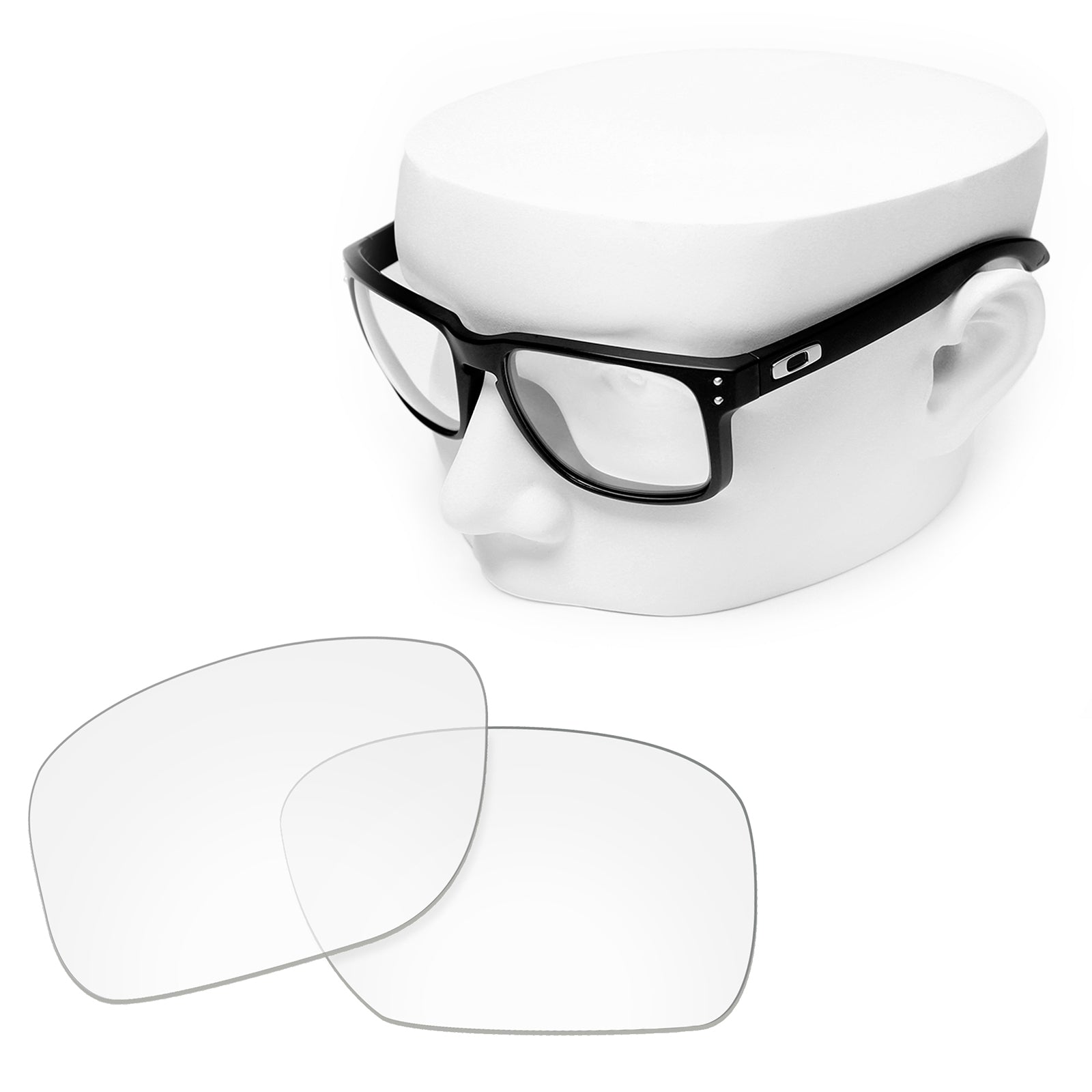 OOWLIT Replacement Lenses for Oakley Holbrook Sunglass - HD Clear