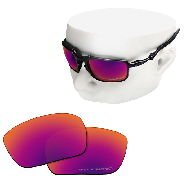 OOWLIT Replacement Lenses for Oakley Badman Sunglass