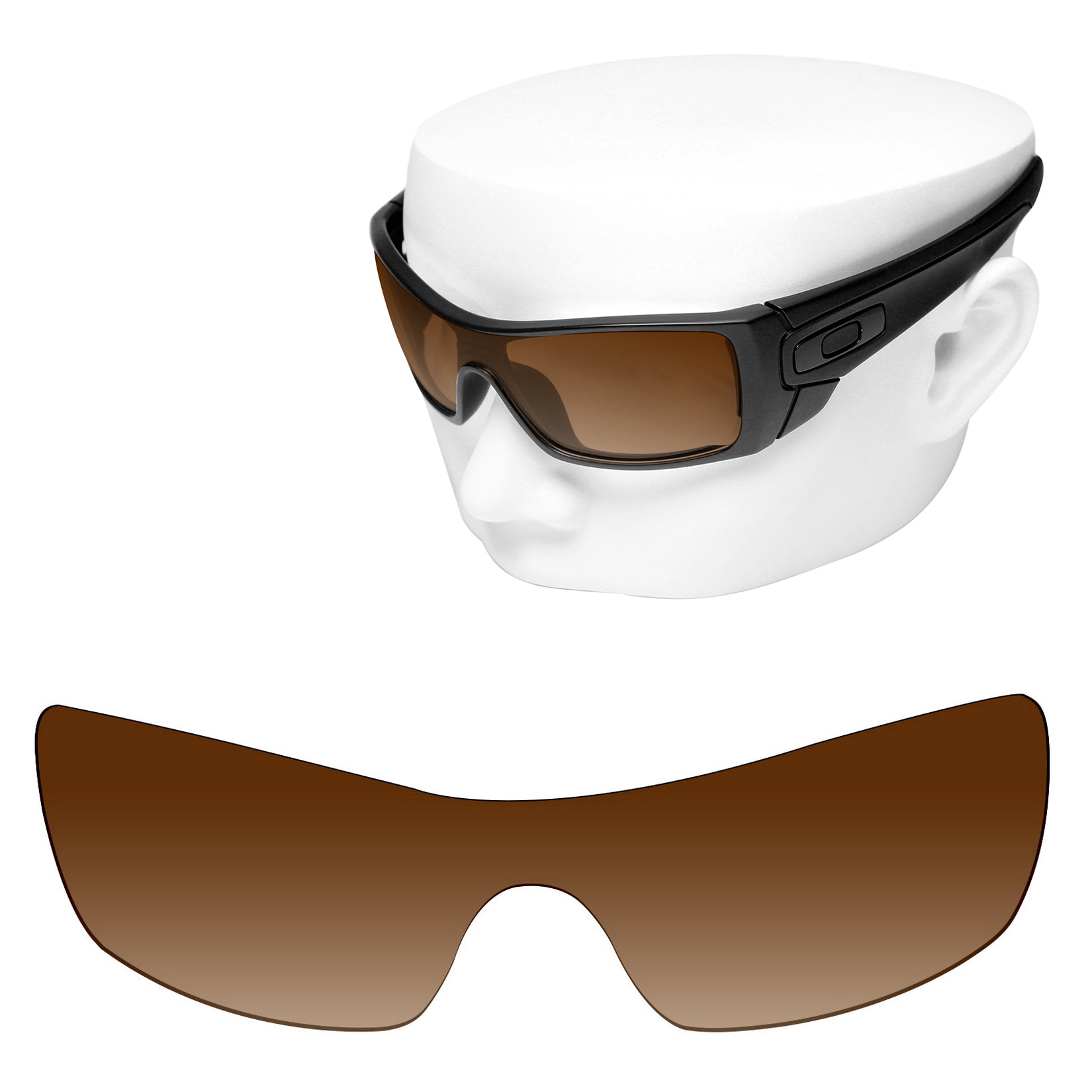 OOWLIT Premium Polarized Replacement Lenses for Oakley Batwolf