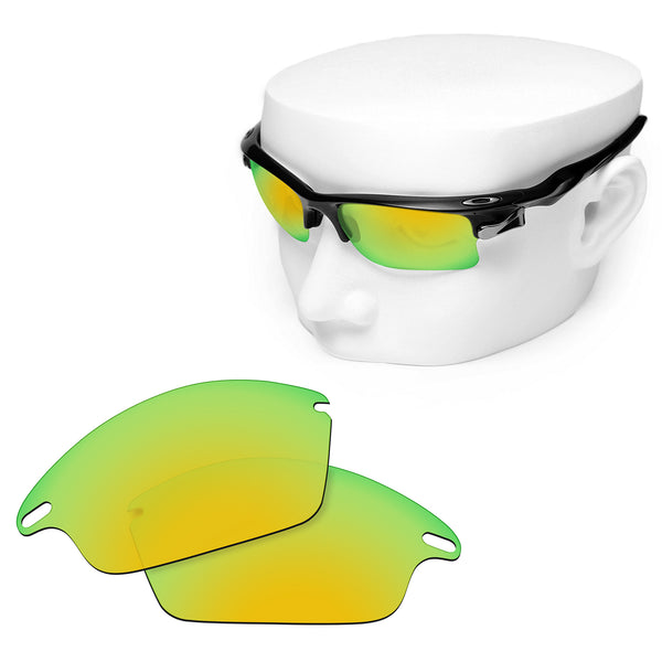 OOWLIT Replacement Lenses for Oakley Fast Jacket Sunglass