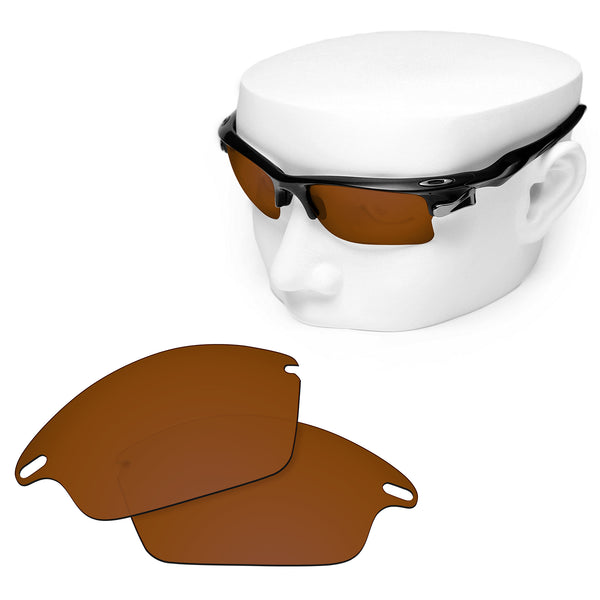 OOWLIT Replacement Lenses for Oakley Fast Jacket Sunglass