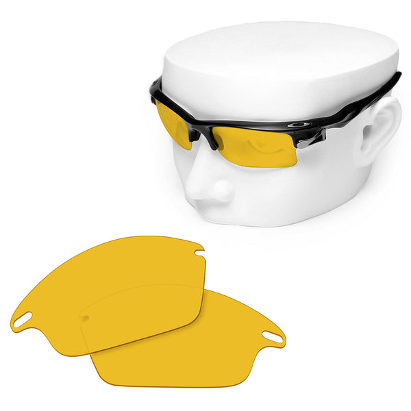 OOWLIT Replacement Lenses for Oakley Fast Jacket Sunglass