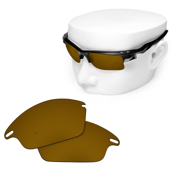 OOWLIT Replacement Lenses for Oakley Fast Jacket Sunglass