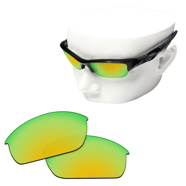 OOWLIT Replacement Lenses for Oakley Flak Jacket Sunglass