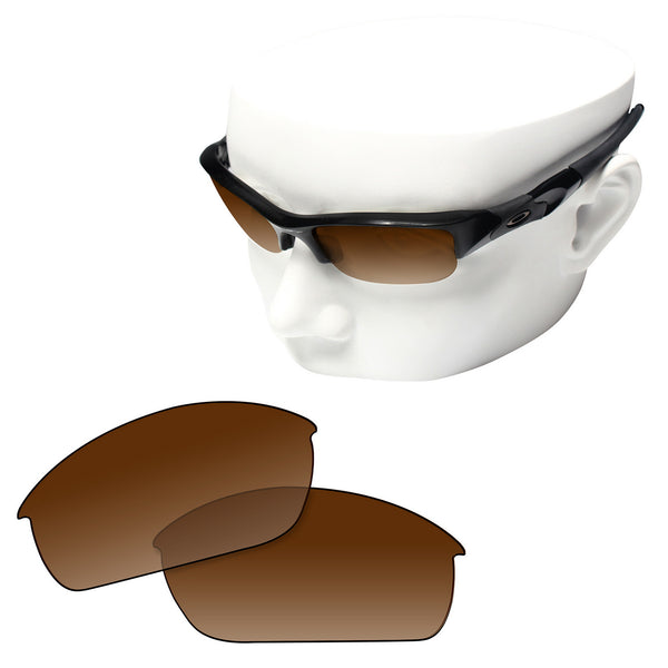 OOWLIT Replacement Lenses for Oakley Flak Jacket Sunglass