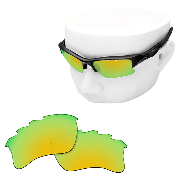 OOWLIT Replacement Lenses for Oakley Flak Jacket XLJ Vented Sunglass