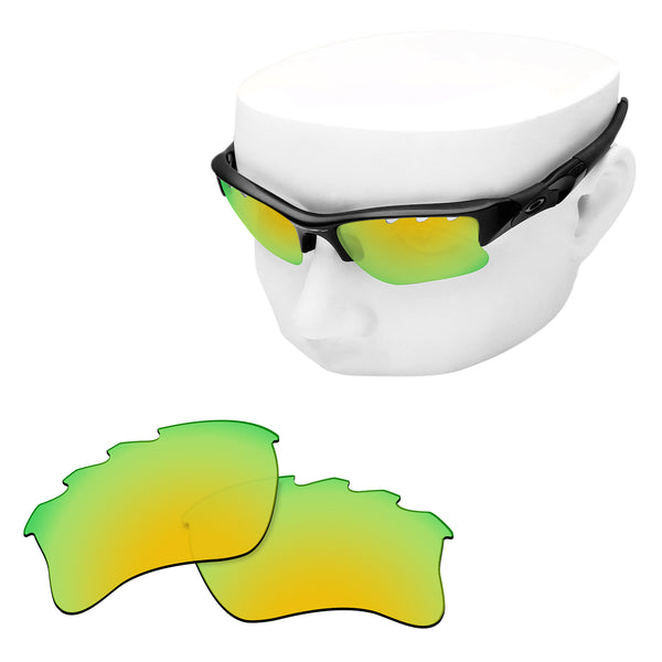 OOWLIT Replacement Lenses for Oakley Flak Jacket XLJ Vented Sunglass