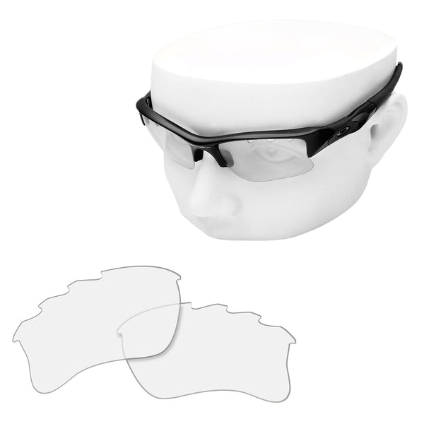 OOWLIT Replacement Lenses for Oakley Flak Jacket XLJ Vented Sunglass