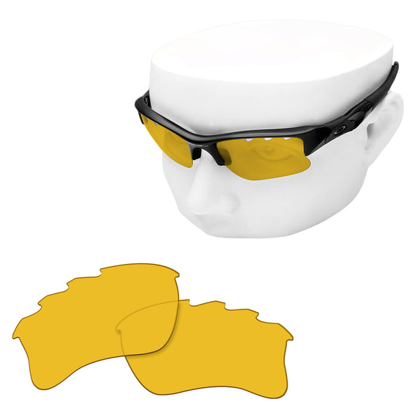 OOWLIT Replacement Lenses for Oakley Flak Jacket XLJ Vented Sunglass