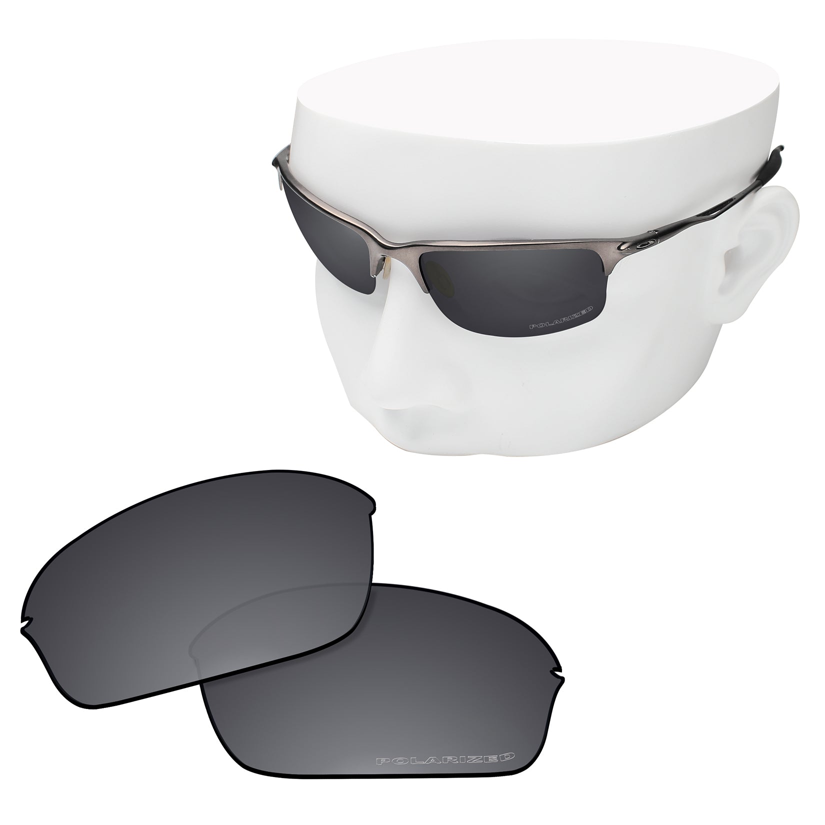 OOWLIT Premium Polarized Replacement Lenses for Oakley Half Wire