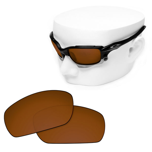 OOWLIT Replacement Lenses for Oakley Racing Jacket Sunglass
