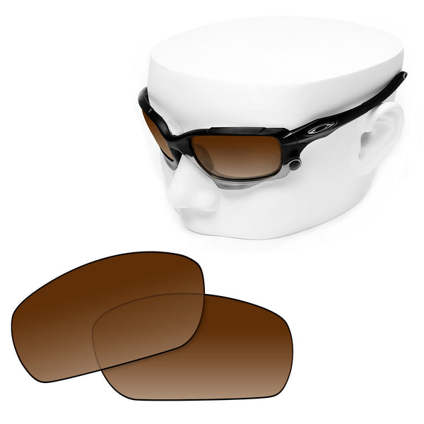 OOWLIT Replacement Lenses for Oakley Racing Jacket Sunglass