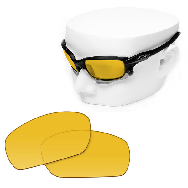 OOWLIT Replacement Lenses for Oakley Racing Jacket Sunglass