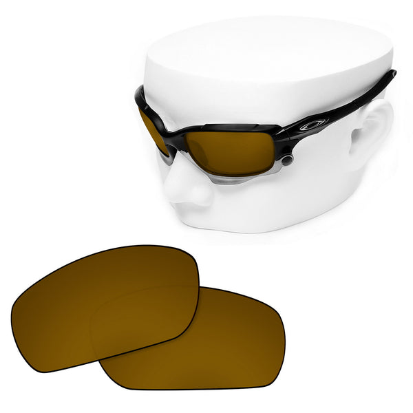 OOWLIT Replacement Lenses for Oakley Racing Jacket Sunglass