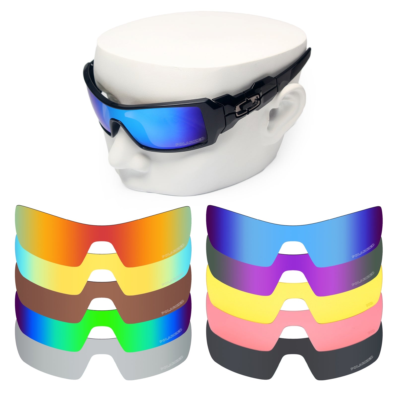 føle båd forskel OOWLIT Premium Polarized Replacement Lenses for Oakley Oil Rig Sunglasses |  Iridium Coat Mirrored Lens Technologies | 50+ Lens Colors – OOWLIT OPTICS