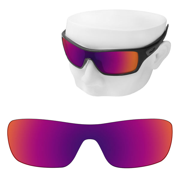OOWLIT Premium Polarized Replacement Lenses for Oakley Turbine Rotor Sunglasses Iridium Coat Mirrored Lens Technologies 50 Lens Colors OOWLIT OPTICS