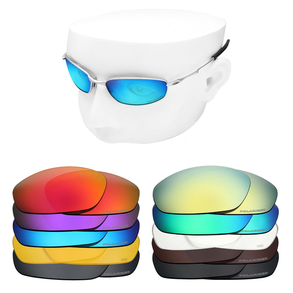 oakley goggles replacement lenses OOWLIT Premium Polarized Replacement Lenses for Oakley Whisker Sunglasses | Iridium Coat Mirrored Lens Technologies